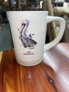 Pelican Latte Mug - Bone